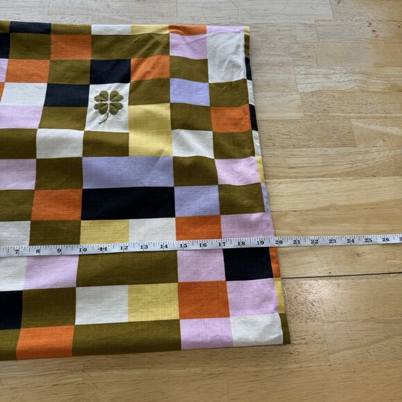 Ikea Mavinn Limited Edition Cushion Pillow Covers X2 Cat & Check Pattern Mod EUC - Picture 5 of 11